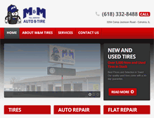 Tablet Screenshot of mmautotires.com